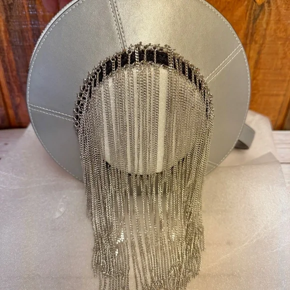 Kate Spade Spaced Out Embellished Metallic 3D UFO Top Handle Bag - Picture 6 of 9